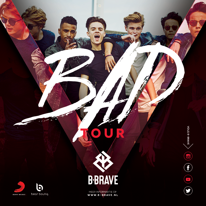 B-Brave BAD Tour Vanaf Oktober Van Start! : B-Brave